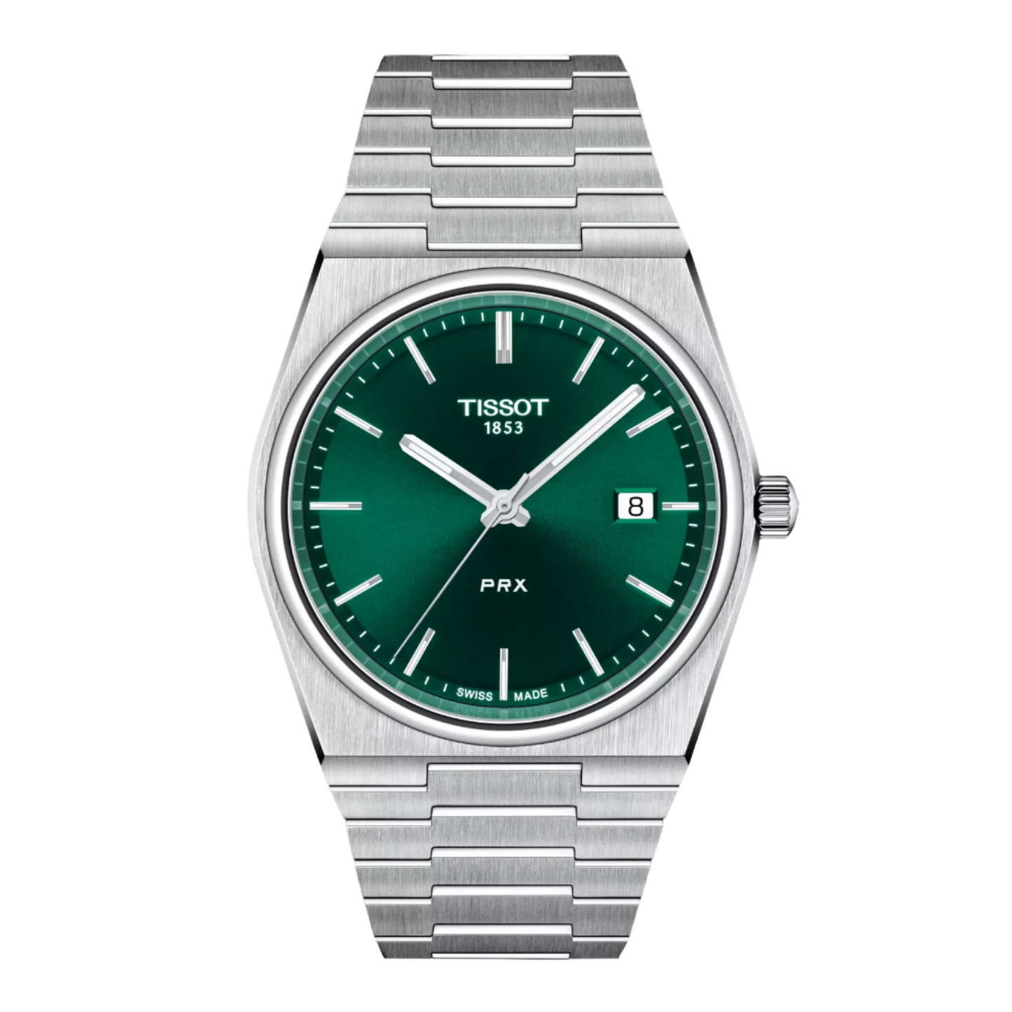 Tissot PRX T-Classic Quartz Green Dial Watch 40mm T137.410.11.091.00