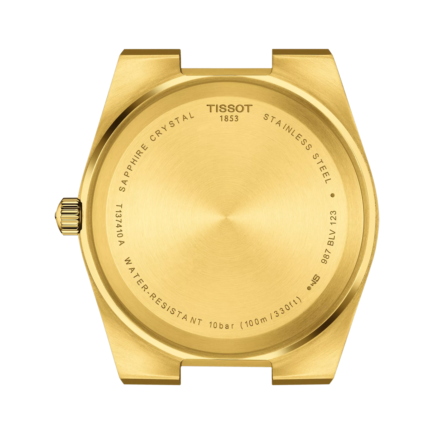 Tissot PRX 40mm Champagne Dial Quartz Watch in Yellow Gold PVD T137.410.33.021.00