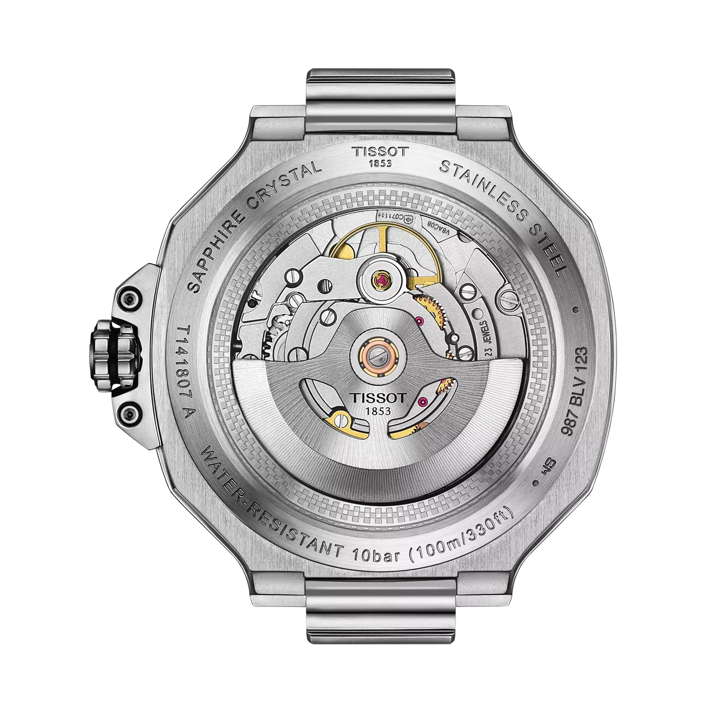 Tissot T-Race Powermatic 80 Blue Dial Stainless Steel Automatic Men's Watch T141.807.11.041.00