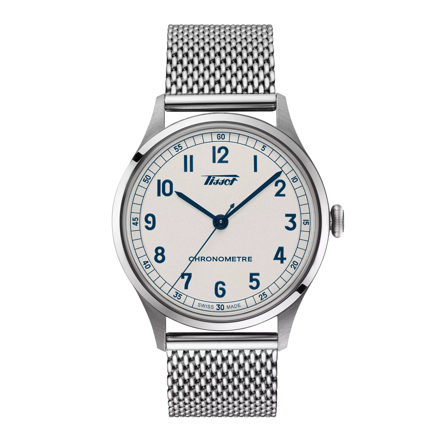 Tissot Heritage 1938 Silver Dial Blue Leather Strap Automatic Men's Watch T142.464.16.032.00