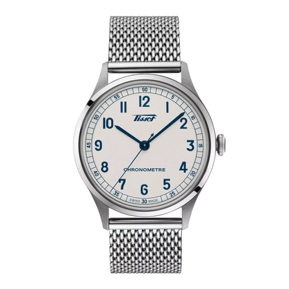 Tissot Heritage 1938 Silver Dial Blue Leather Strap Automatic Men's Watch T142.464.16.032.00