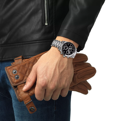 Tissot T-Sport Chronograph Quartz Black Dial Stainless Steel Men's Watch T149.417.11.051.00