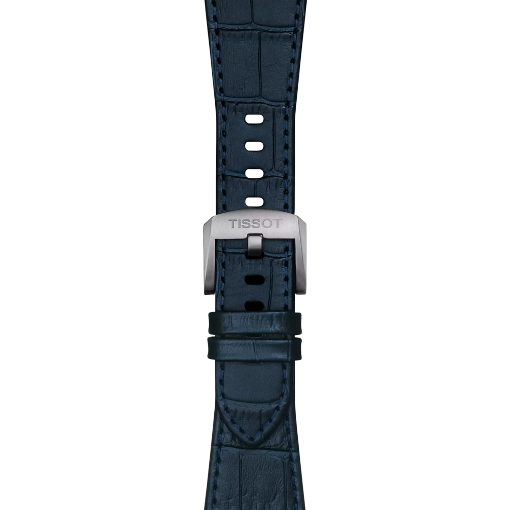 Tissot T-Classic 39mm Blue Dial Quartz Watch with Leather Strap T137.410.16.041.00