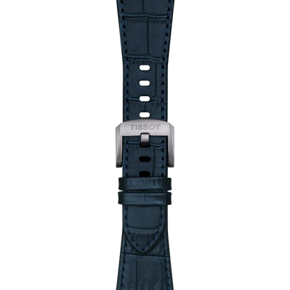 Tissot T-Classic 39mm Blue Dial Quartz Watch with Leather Strap T137.410.16.041.00