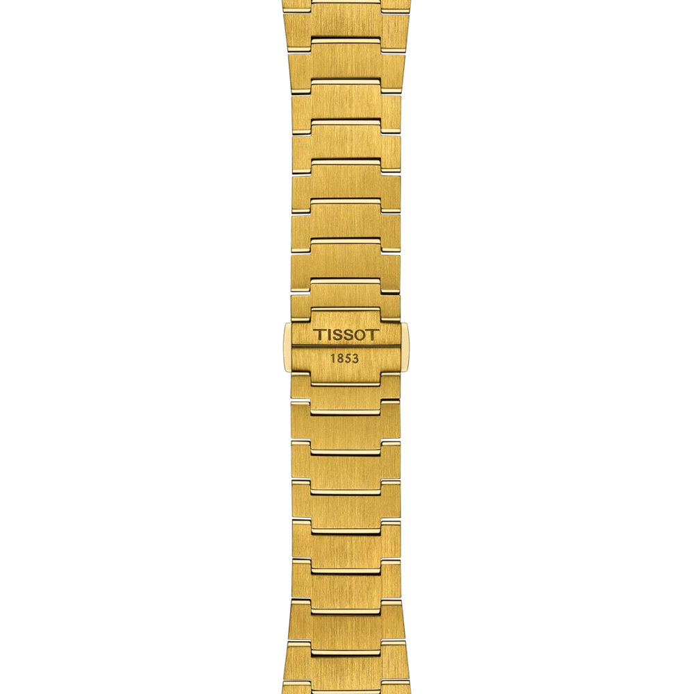 Tissot PRX 40mm Champagne Dial Quartz Watch in Yellow Gold PVD T137.410.33.021.00