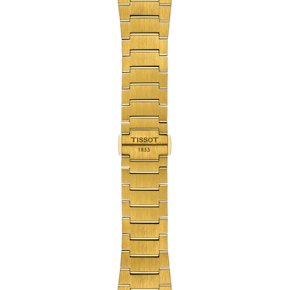Tissot PRX 40mm Champagne Dial Quartz Watch in Yellow Gold PVD T137.410.33.021.00