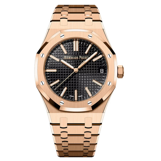 Audemars Piguet Royal Oak Automatic Black Dial 18kt Rose Gold Men’s Watch 15510OR.OO.1320OR.04