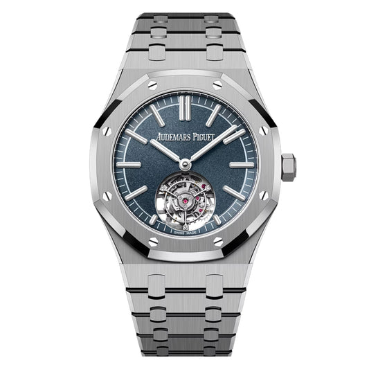 Audemars Piguet Royal Oak Tourbillon Automatic Blue Dial Titanium Men’s Watch 26730TI.OO.1320TI.02