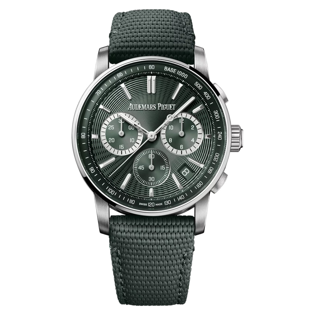 Audemars Piguet Code 11.59 Chronograph Automatic Green Dial Men's Watch 26393ST.OO.A056KB.01 | Luxero