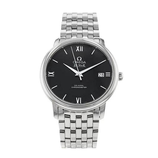 Omega De Ville Prestige Black Dial Stainless Steel Automatic Unisex Watch 424.10.37.20.01.001