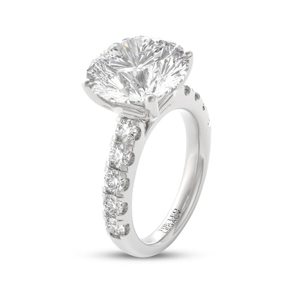 7 CT. T.W. Round-Cut Lab-Grown Diamond Luxury Ring (14K White Gold)