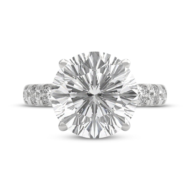 7 CT. T.W. Round-Cut Lab-Grown Diamond Luxury Ring (14K White Gold)