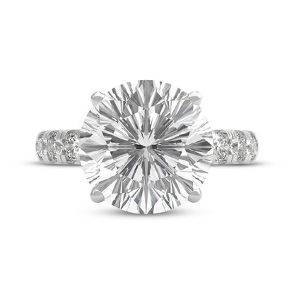 7 CT. T.W. Round-Cut Lab-Grown Diamond Luxury Ring (14K White Gold)