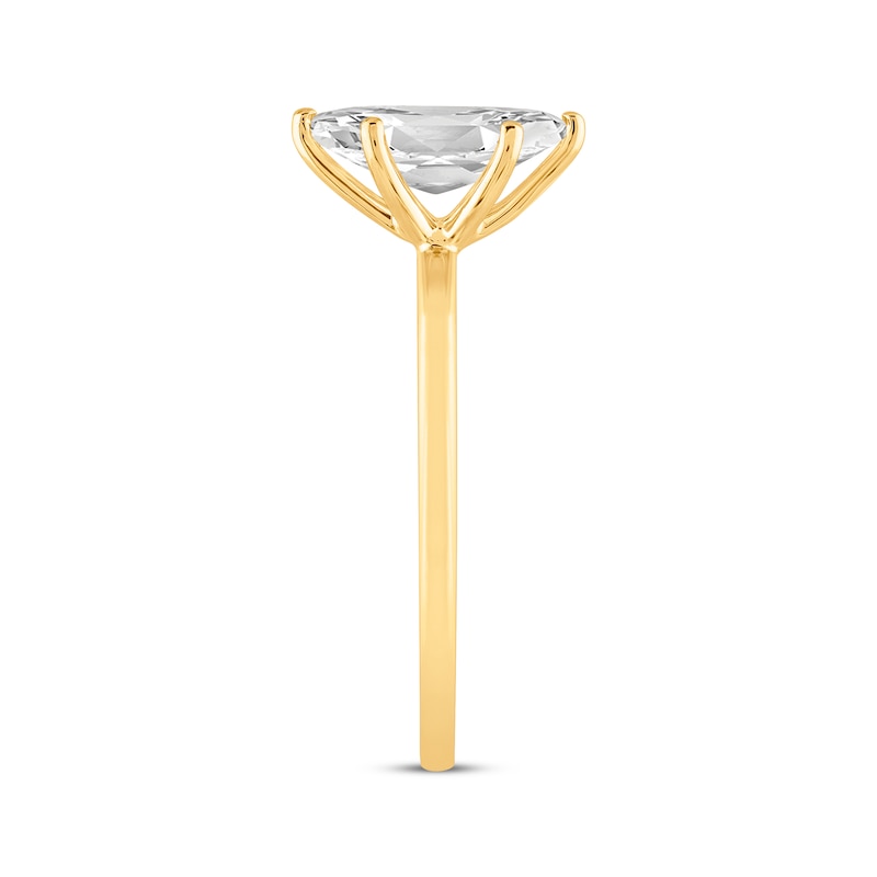1 CT. T.W. Marquise-Cut Lab-Grown Diamond Solitaire Ring (14K Yellow Gold)