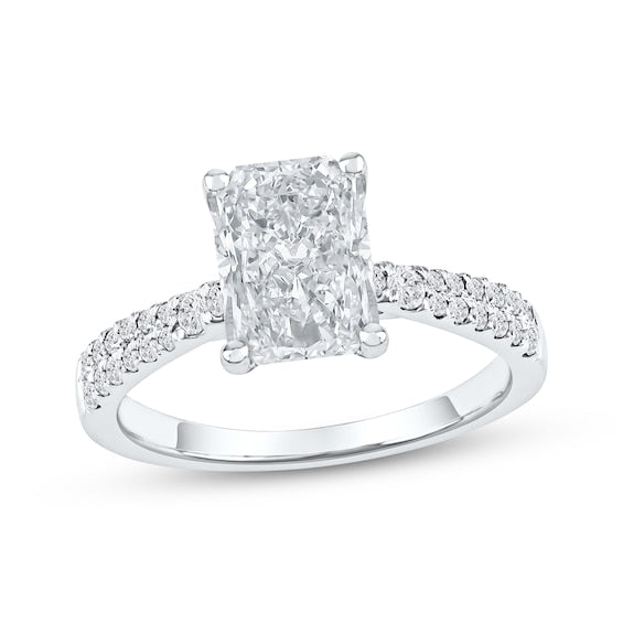 2-1/4 CT. T.W. Radiant-Cut Lab-Grown Diamond Ring (14K White Gold)