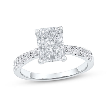 2-1/4 CT. T.W. Radiant-Cut Lab-Grown Diamond Ring (14K White Gold)