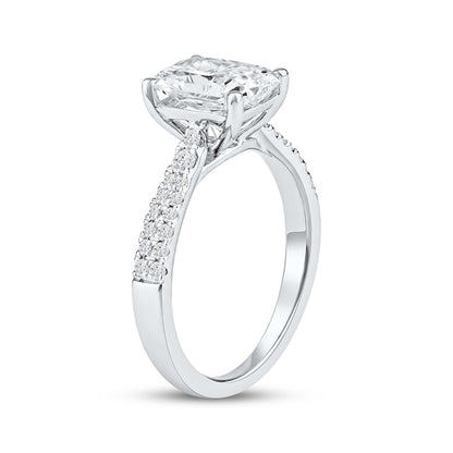 2-1/4 CT. T.W. Radiant-Cut Lab-Grown Diamond Ring (14K White Gold)
