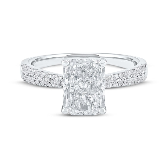 2-1/4 CT. T.W. Radiant-Cut Lab-Grown Diamond Ring (14K White Gold)