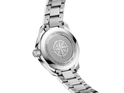 Tag Heuer Aquaracer WBP1114.BA0000 Men’s Solargraph 40mm Black Dial Quartz Watch – Stainless Steel Bracelet, 200M Water Resistant