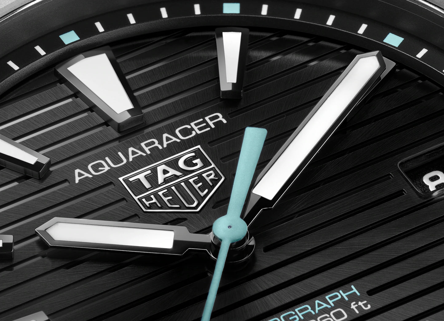 Tag Heuer Aquaracer WBP1114.BA0000 Men’s Solargraph 40mm Black Dial Quartz Watch – Stainless Steel Bracelet, 200M Water Resistant