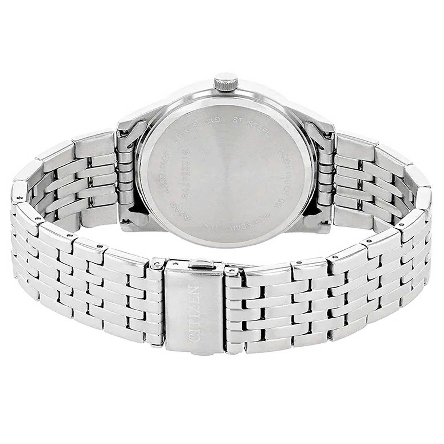 Citizen Quartz Black Dial Stainless Steel Men’s Watch BI5000-87E – 39mm, Caliber G111, Date Display, 50M Water Resistance