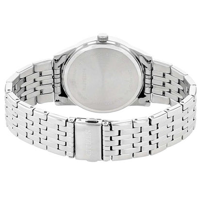 Citizen Quartz Black Dial Stainless Steel Men’s Watch BI5000-87E – 39mm, Caliber G111, Date Display, 50M Water Resistance