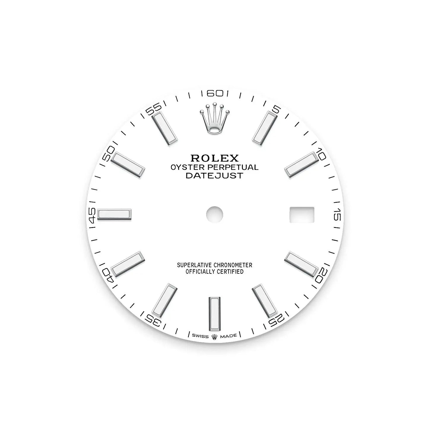 Rolex Datejust 41 White Dial Automatic Stainless Steel & 18K White Gold Jubilee Men's Watch 126334WSJ