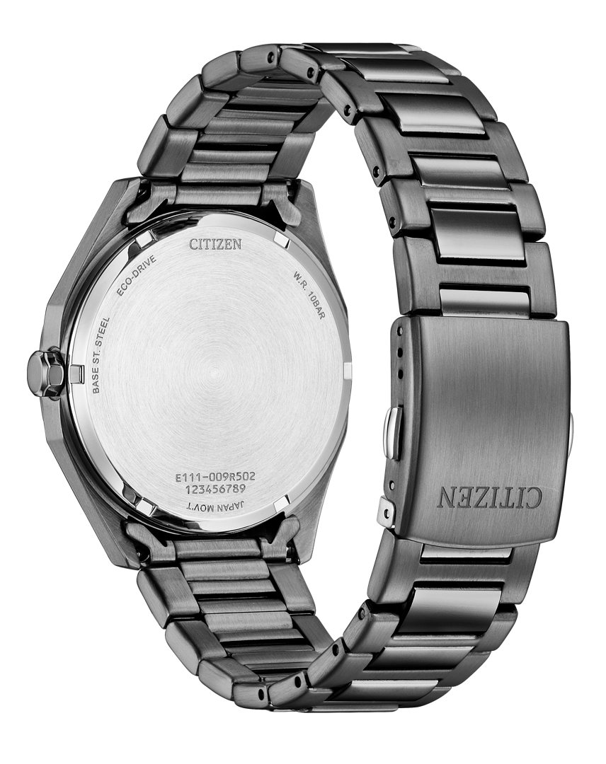 Citizen Eco-Drive BM7637-81H — Sleek Men's Solar-Powered Black Stainless Steel Watch