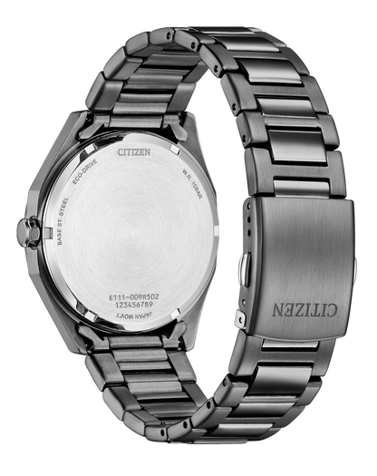 Citizen Eco-Drive BM7637-81H — Sleek Men's Solar-Powered Black Stainless Steel Watch