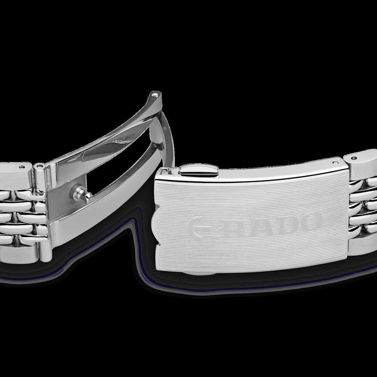 Rado R32505203 – Men's Captain Cook Automatic Watch, 42mm Stainless Steel Case with Blue Dial, Blue Ceramic Bezel & Silver Bracelet, 80-Hour Power Reserve, 200m Water Resistance