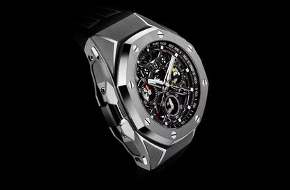 Audemars Piguet Royal Oak Concept Chronograph GMT Automatic Black Dial Titanium Men’s Watch 26650TI.OO.D013CA.01