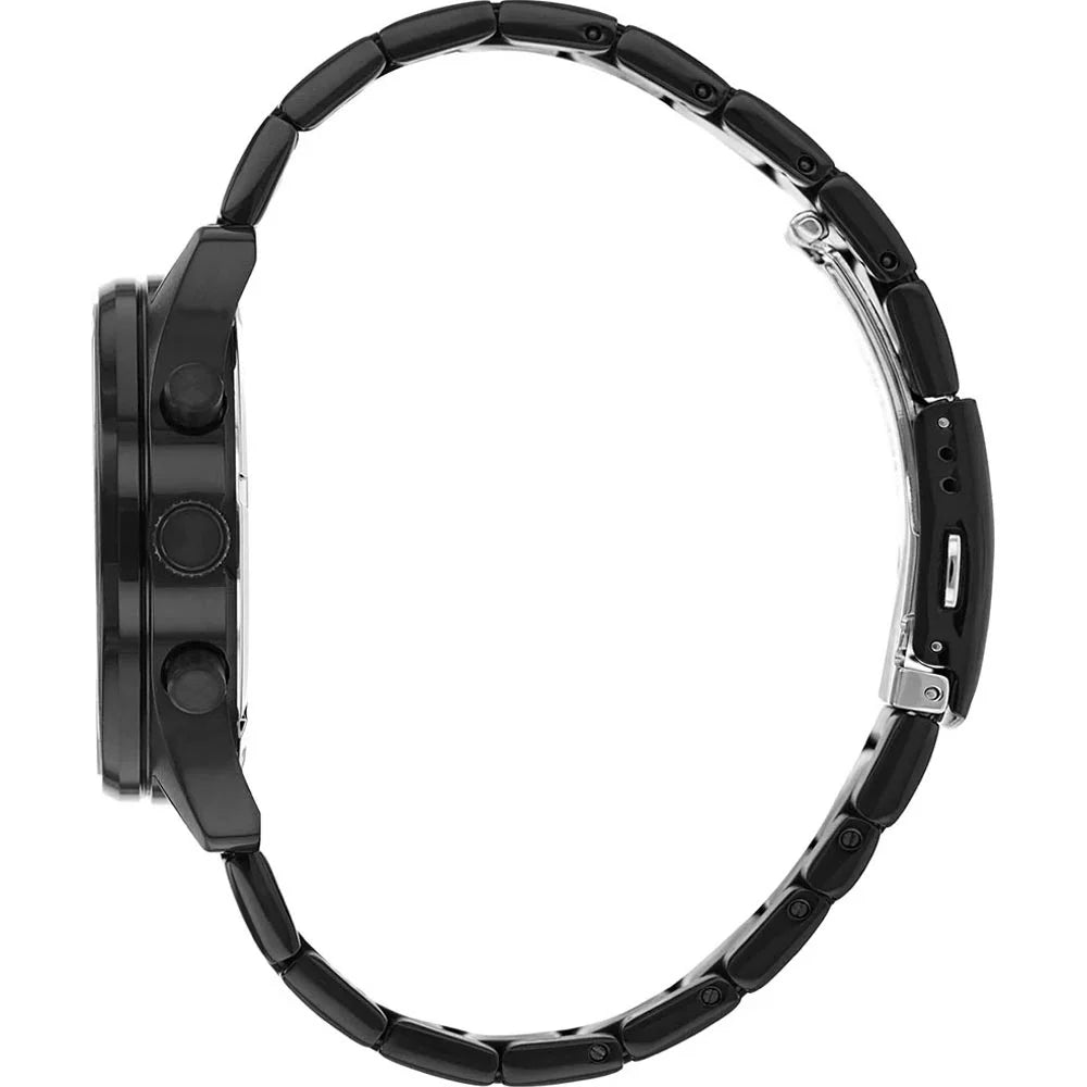 Citizen Chronograph Quartz Black Dial Men’s Watch AN8195-58E – 42mm Black-Plated Stainless Steel Case & Bracelet, Rose Gold Accents, Tachymeter, 100M Water Resistance | Luxero Exclusive