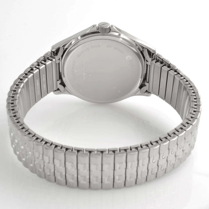 Citizen Quartz BF5000-94A – Men's Dress Watch, 37mm Stainless Steel Case & Bracelet, White Dial, Day-Date Display, 50M Water Resistant