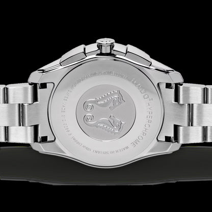 Rado R32259203 – Men's HyperChrome Chronograph, 44mm Stainless Steel, Blue Dial, Ceramic Bezel, Quartz, 100M WR