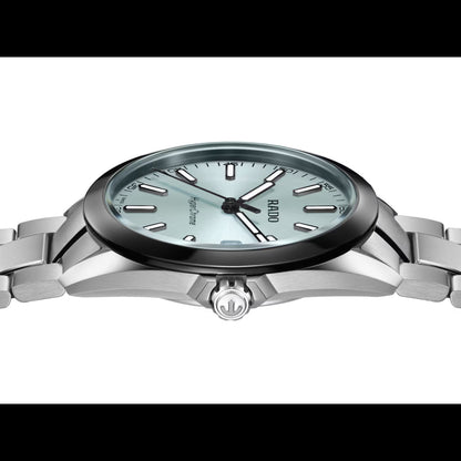 Rado R32280213 – Men's HyperChrome Quartz Watch, 41.5mm Stainless Steel, Ice Blue Dial, Ceramic Bezel, 150M WR