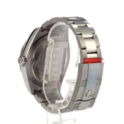 Rolex Sky-Dweller Blue Dial Fluted Bezel White Gold Stainless Steel Watch 326934BLSO