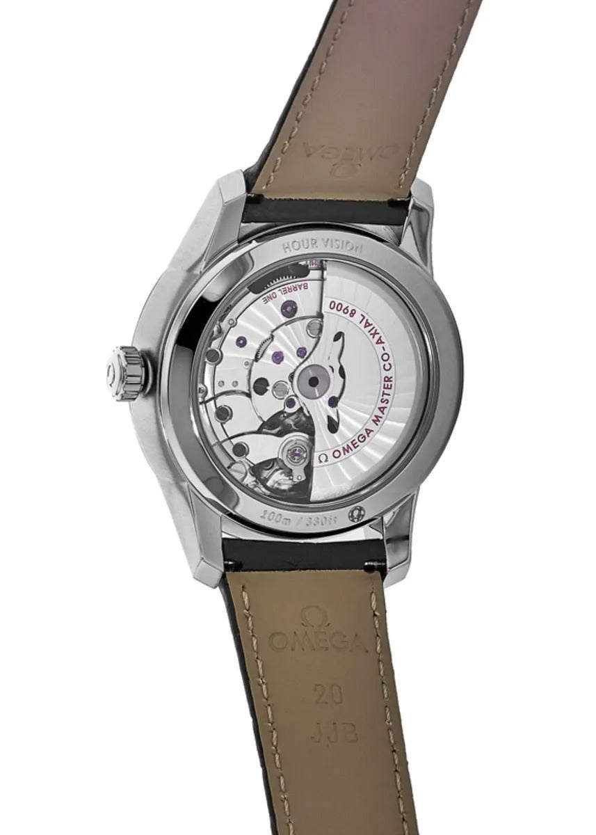 Omega De Ville Hour Vision Bronze Dial Brown Alligator Strap Automatic 41mm Watch 433.13.41.21.10.001