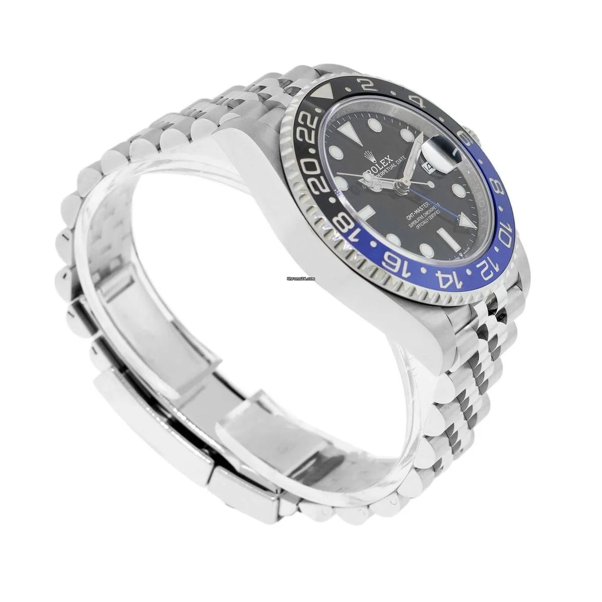 Rolex GMT-Master II “Batman” M126710BLNR-Preowned Men’s Automatic Watch – Black Dial, Jubilee Bracelet, Blue & Black Bezel