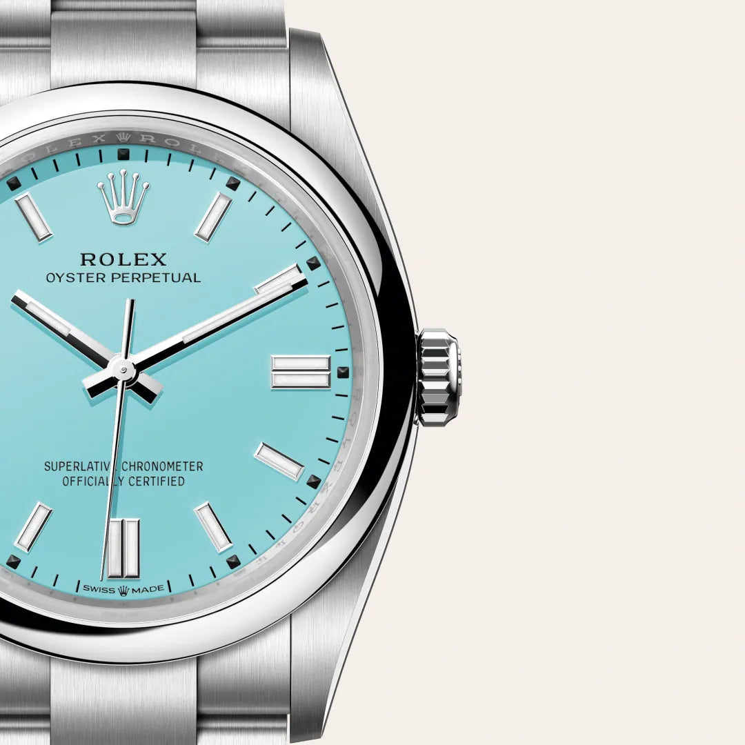 Rolex Oyster Perpetual 36 Automatic Chronometer Turquoise Dial Stainless Steel Unisex Watch M126000-0006