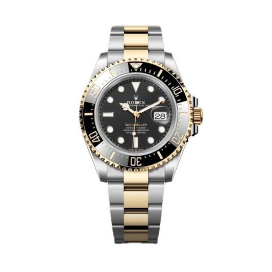 Rolex Sea-Dweller Automatic Chronometer Black Dial Oystersteel & Yellow Gold Watch M126603-001