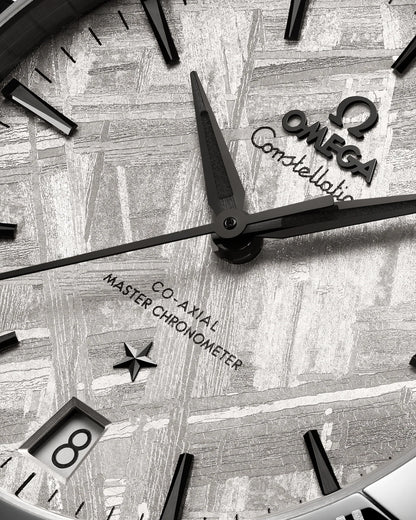 Omega Constellation Grey Dial Black Bezel Stainless Steel 41mm Watch 131.30.41.21.99.001