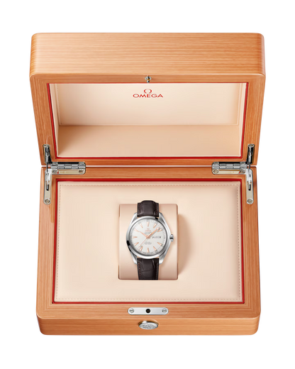 Omega Seamaster Aqua Terra 43mm Silver Dial Annual Calendar Automatic Leather Watch 231.13.43.22.02.003