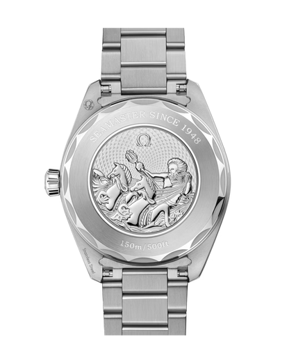 Omega Seamaster World Time Blue Dial GMT Steel Watch 43mm 220.10.43.22.03.002