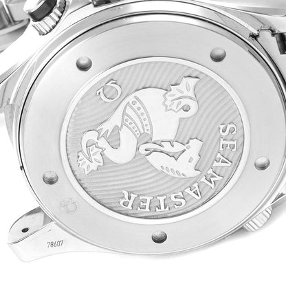 Omega Seamaster Diver 300M 44mm Chronograph GMT Black Dial Automatic Watch with Steel Bracelet 212.30.44.52.01.001