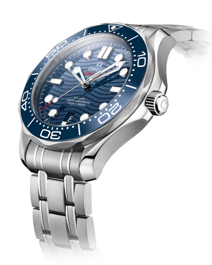 Omega Seamaster Diver 300M Blue Dial Stainless Steel Automatic Men's Watch 210.30.42.20.03.001