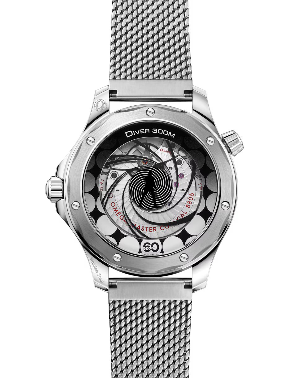 Omega Seamaster Diver 300M James Bond 60th Anniversary Blue Dial Stainless Steel Automatic Men's Watch 210.30.42.20.03.002