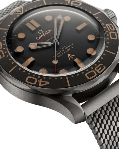 Omega Seamaster 300M 007 Edition Brown Dial Titanium Automatic Men's Watch 210.90.42.20.01.001