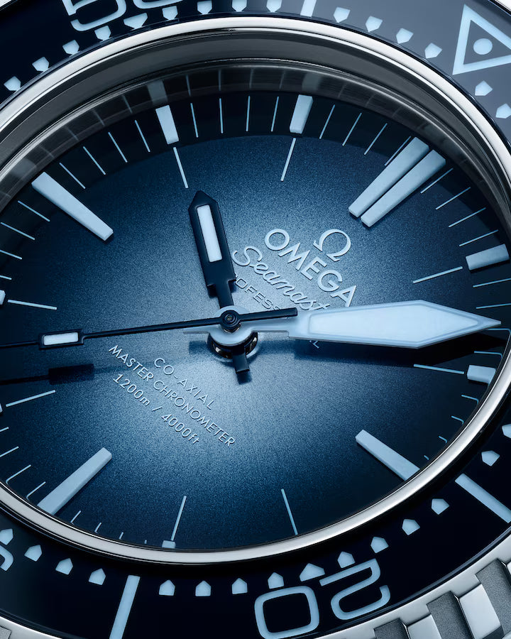 Omega Seamaster Ploprof 1200M Co‑Axial Master Chronometer Blue Dial Men’s Watch 227.32.55.21.03.001 | Luxero