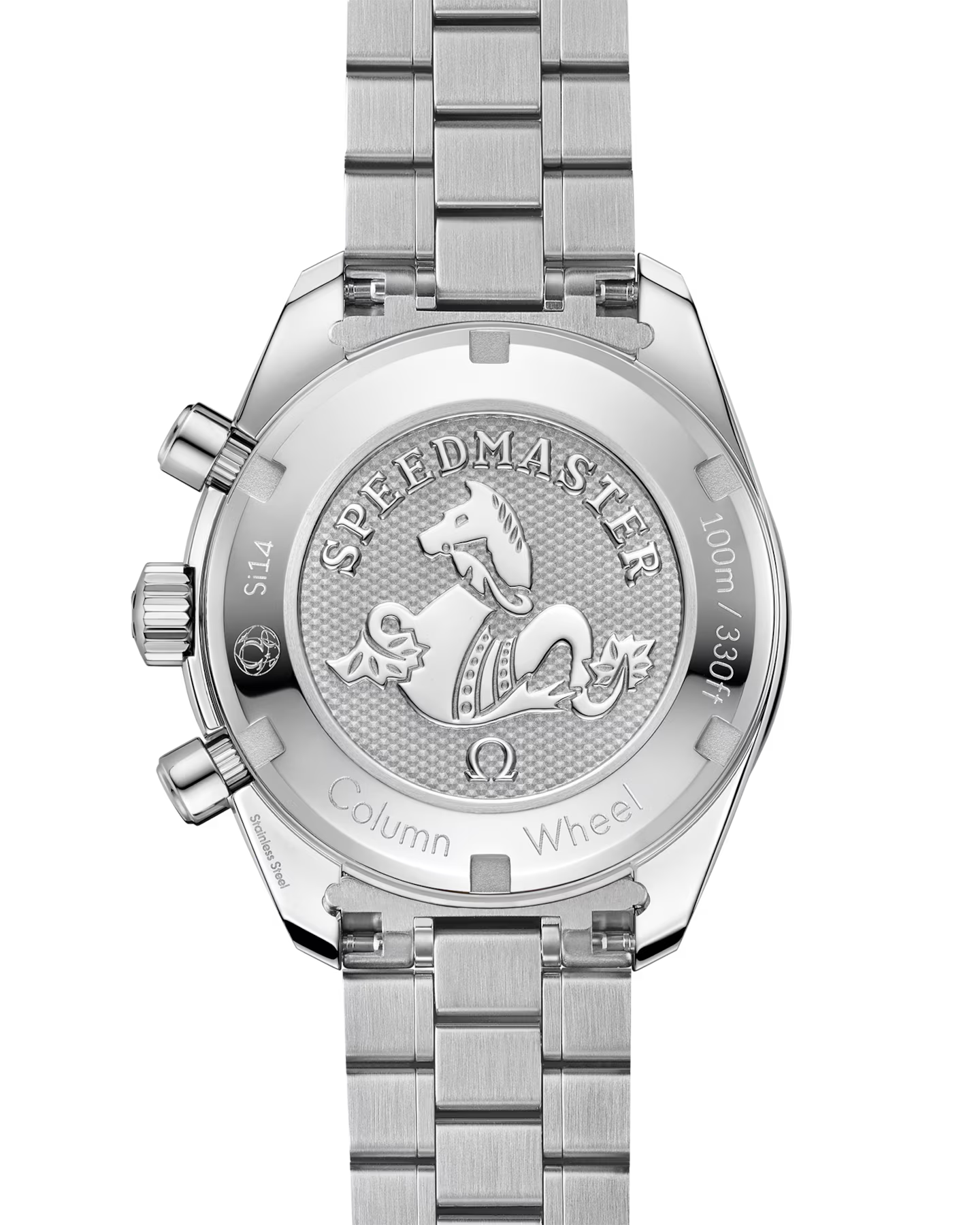 Omega Speedmaster 38 Black Dial Stainless Steel Automatic Chronograph Men's Watch 324.30.38.50.01.001