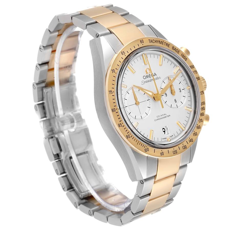 Omega Speedmaster '57 Silver Dial Two-Tone Yellow Gold Chronograph Automatic Men's Watch 331.20.42.51.02.001